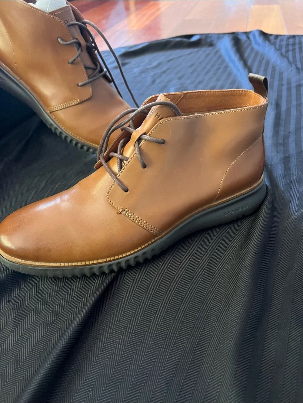 Cole Haan 2.ZERØGRAND Chukka Boots British Tan Men’s 9.5 M